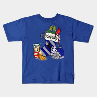 Kentucky Christmas Stocking Kids T-Shirt